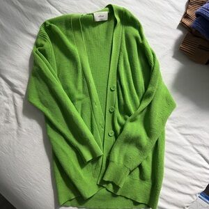 Wilfred Bright Green Cardigan